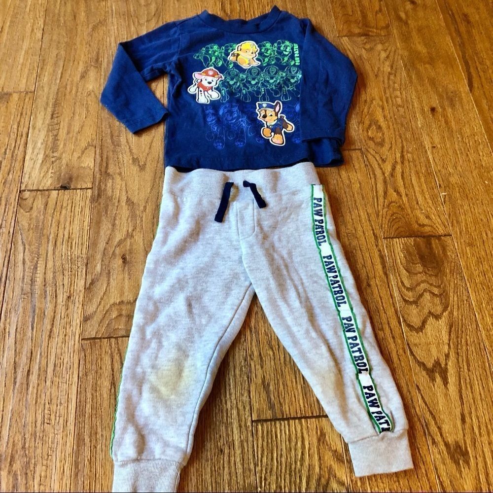 SALE  Paw patrol matching toddler boy outfit 2t